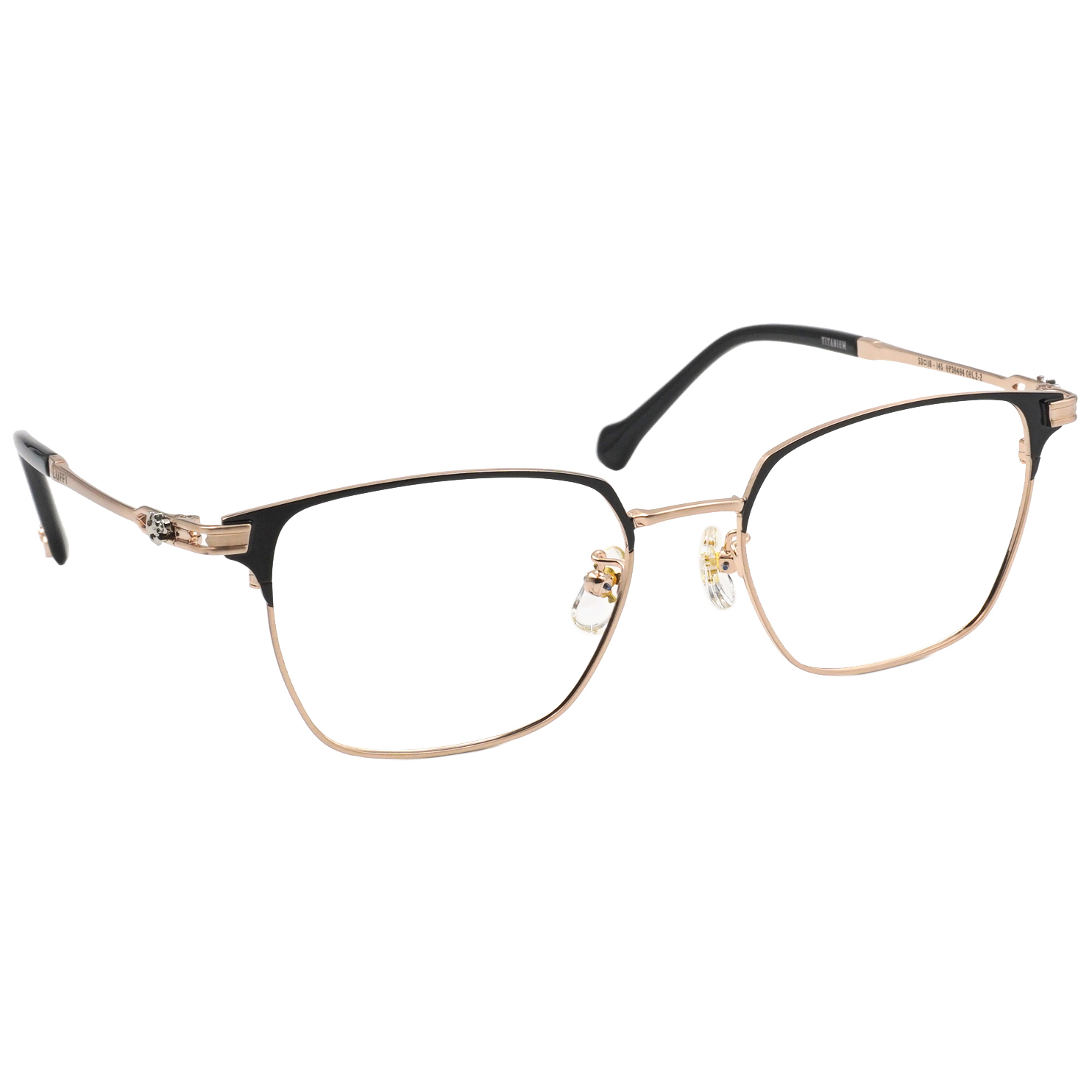 ONE PIECE |魯夫-友情羈絆船錨方框眼鏡|漸層黑金