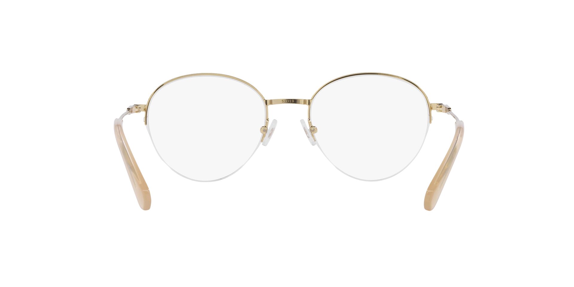 Swarovski |童話夢境圓框眼鏡 |柔和桃