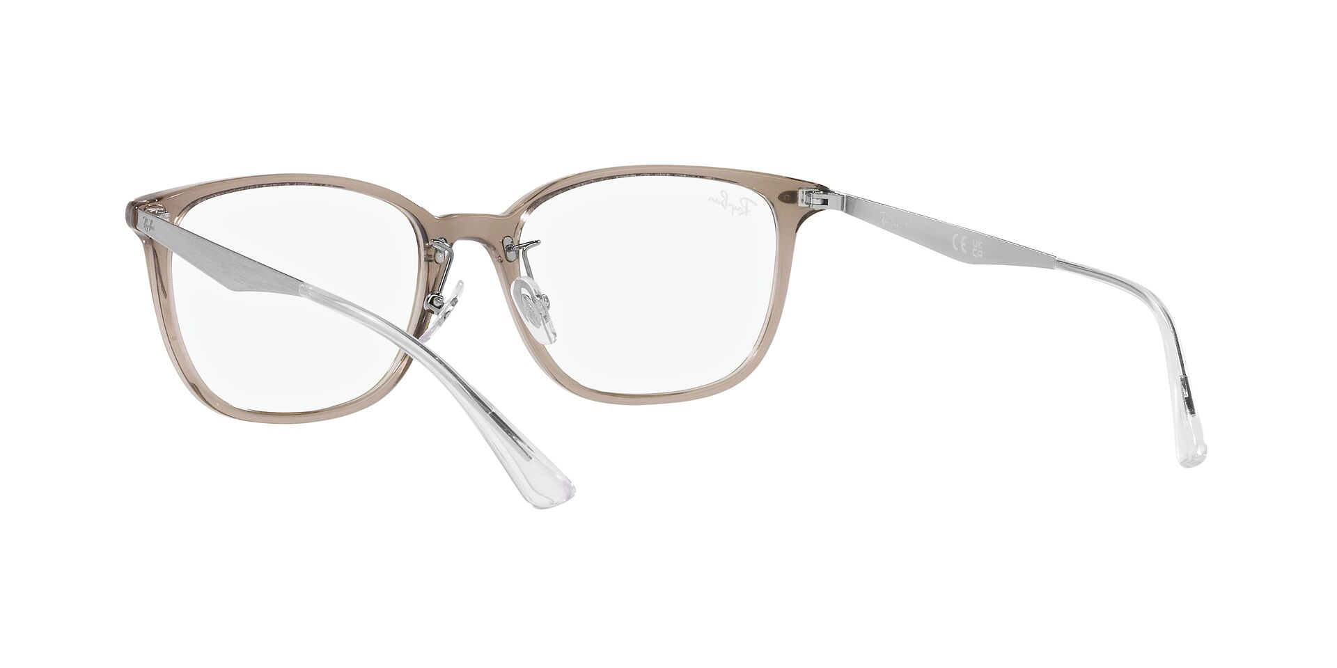 Ray Ban |暖和之境方框眼鏡 |霧感奶茶