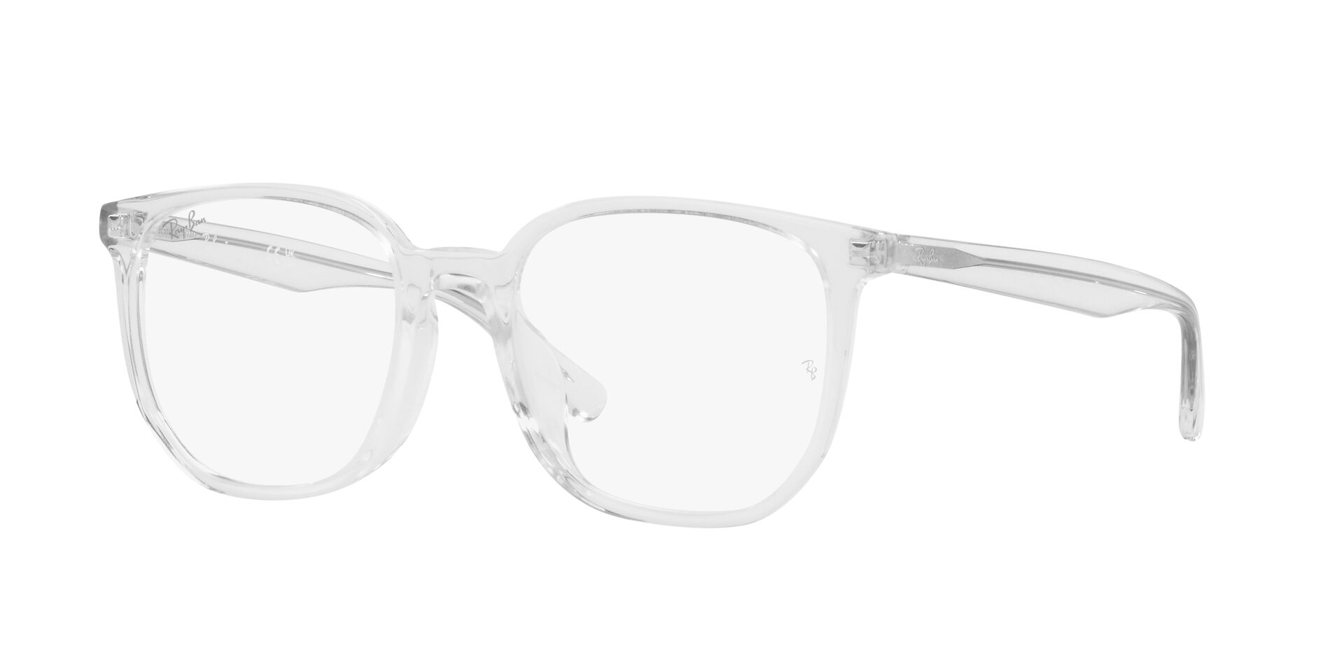 Ray Ban |晶透之星多邊框眼鏡 |純淨透