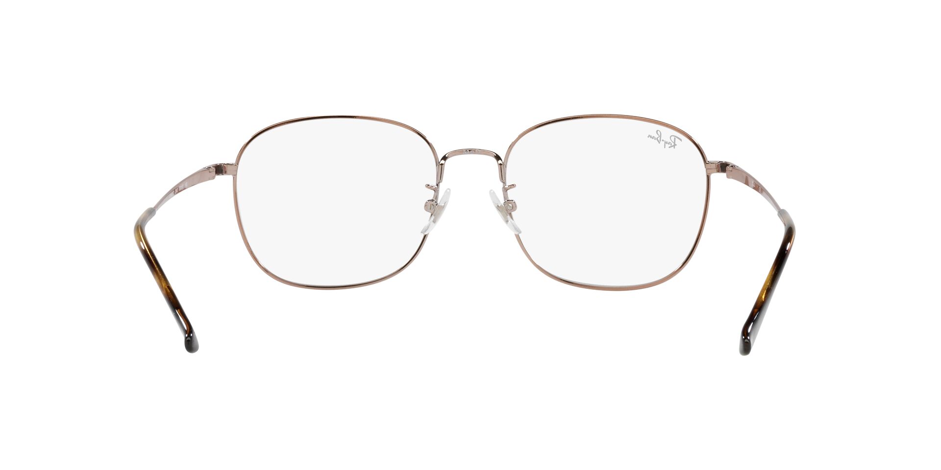 Ray Ban |獨特雙色拼接多邊框眼鏡 |粉膚花紋