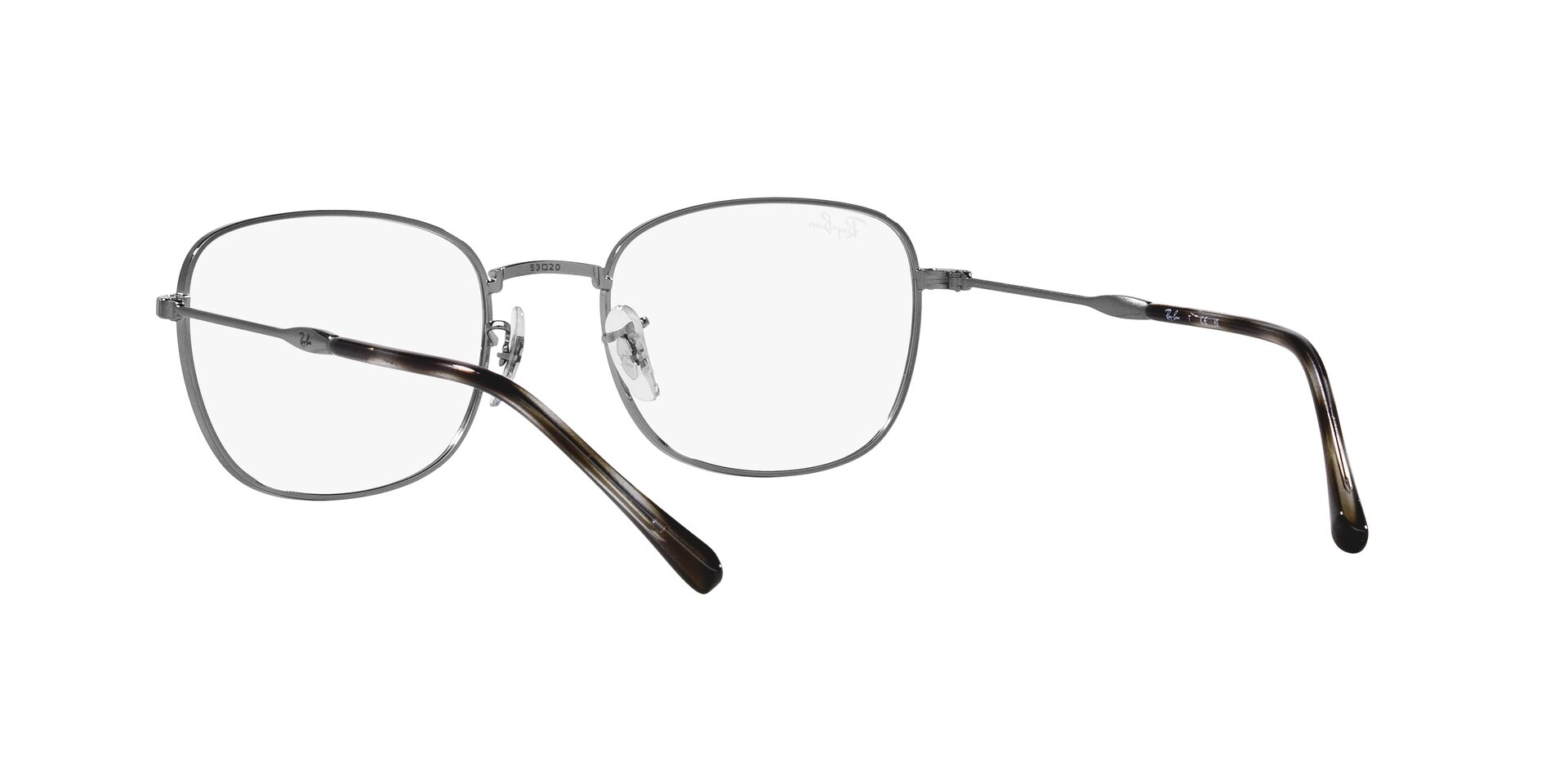 Ray Ban |科學星際多邊框眼鏡 |冰晶銀