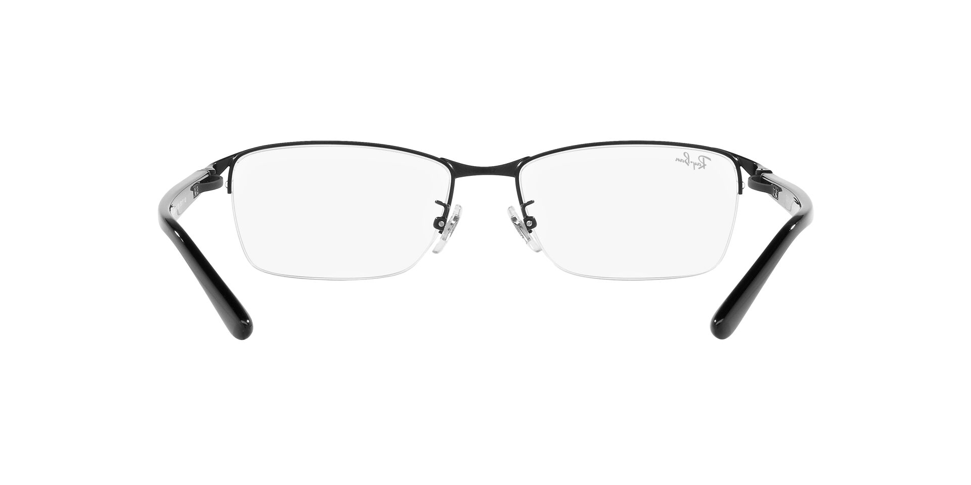 Ray Ban |科技細邊長方框眼鏡 |格調黑