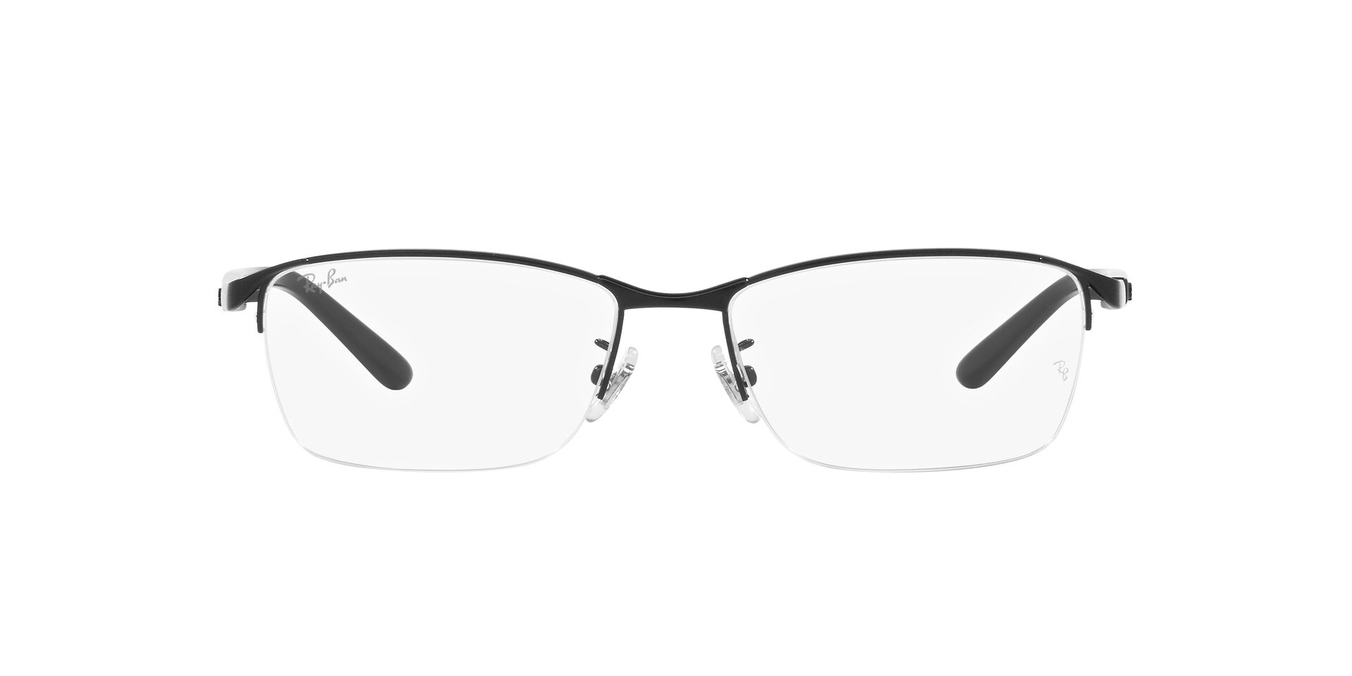 Ray Ban |科技細邊長方框眼鏡 |格調黑