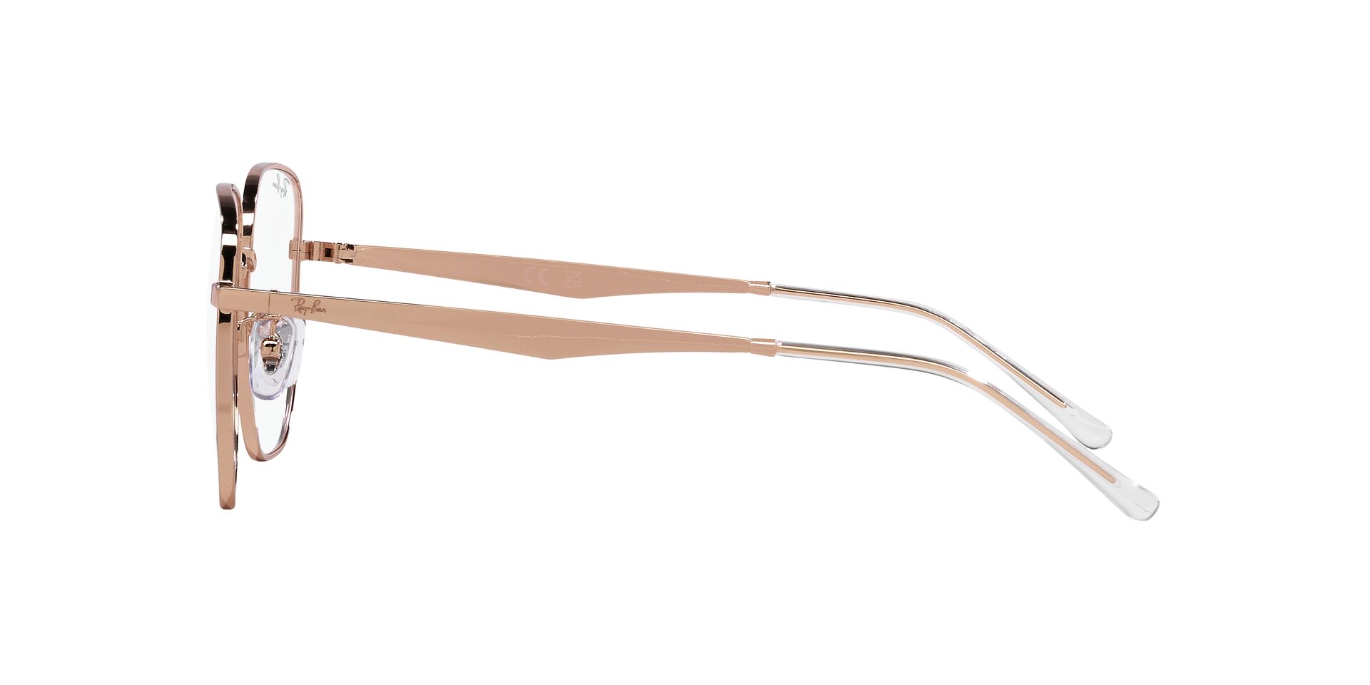 Ray Ban |月光寶盒大方框眼鏡 |珊瑚橙