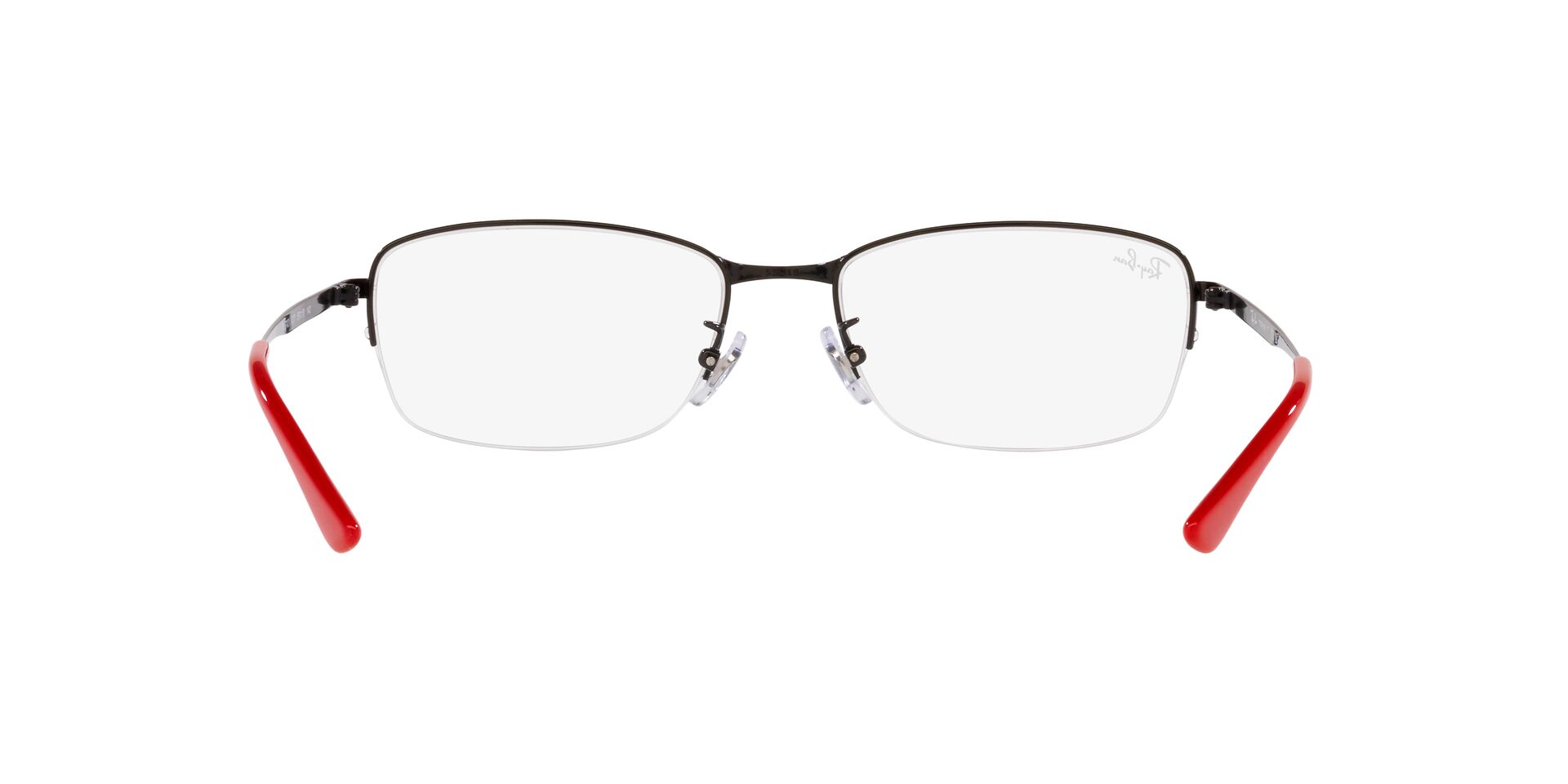 Ray Ban |光影時刻長方框眼鏡 |拼接黑紅