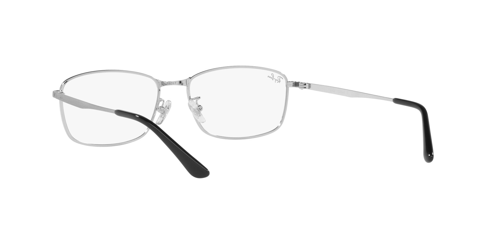 Ray Ban |精心長方框眼鏡 |冰晶透