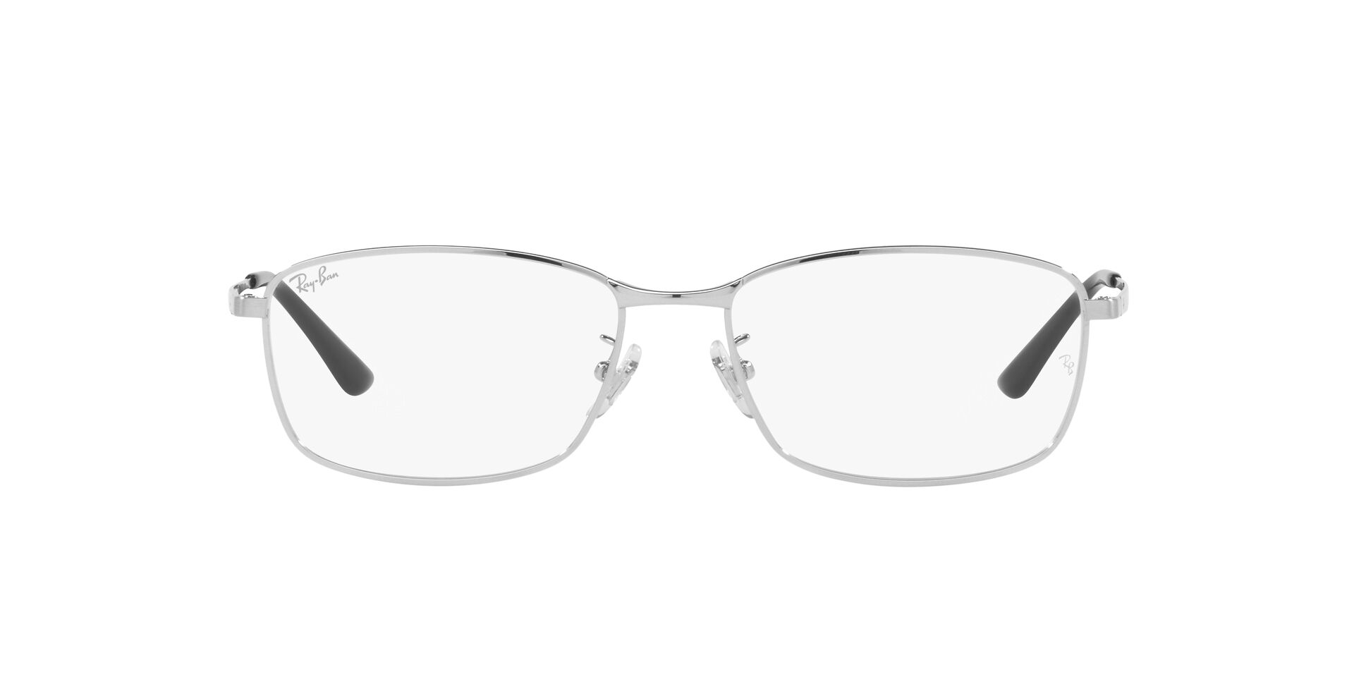 Ray Ban |精心長方框眼鏡 |冰晶透