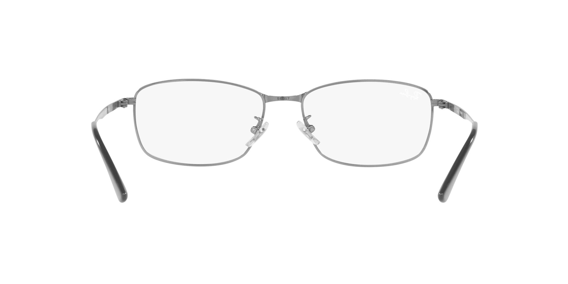 Ray Ban |精心長方框眼鏡 |夢幻銀
