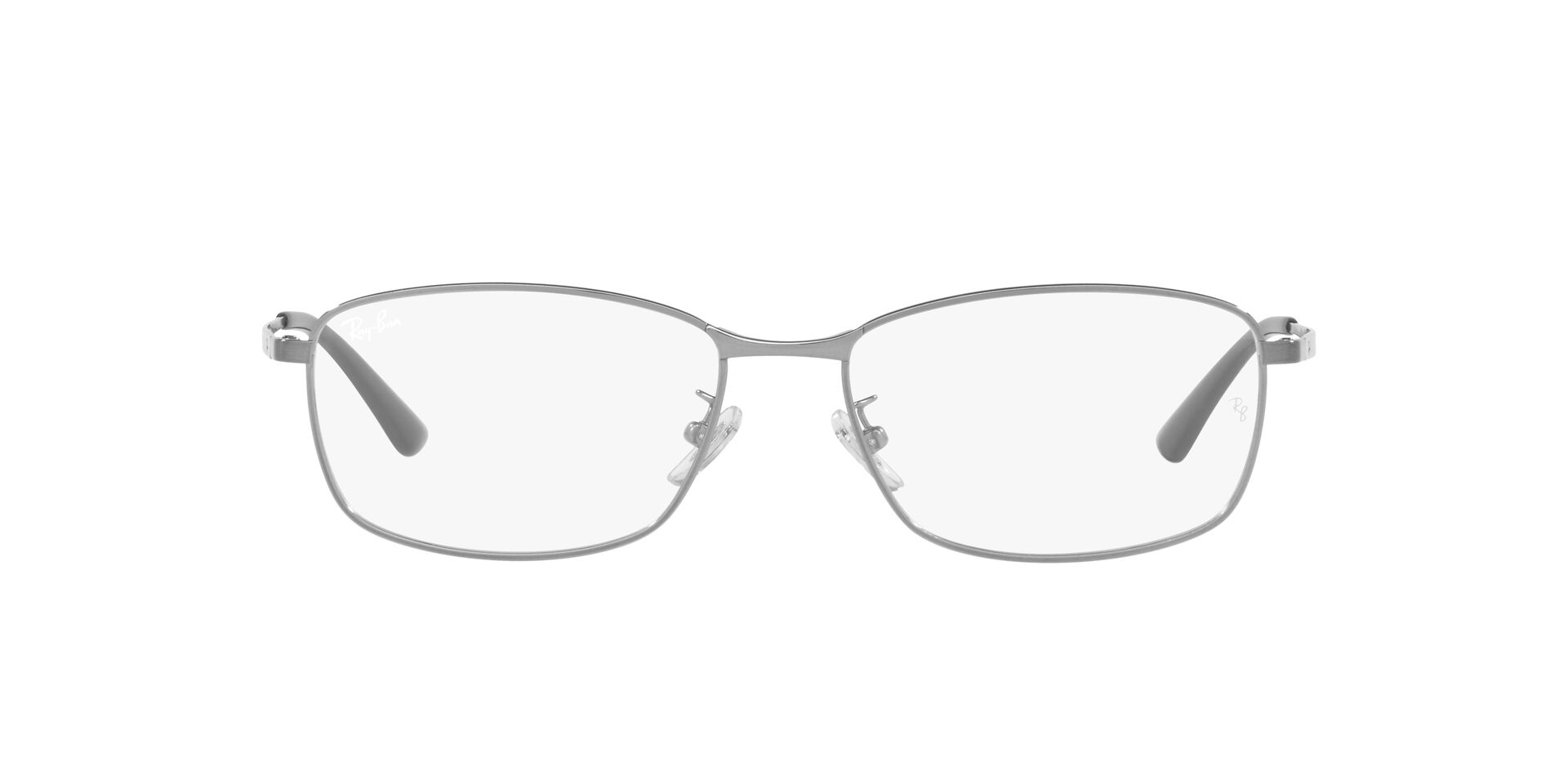 Ray Ban |精心長方框眼鏡 |夢幻銀
