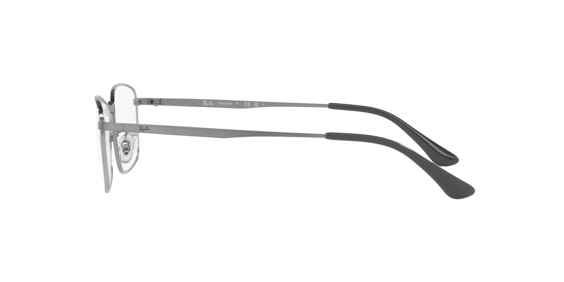 Ray Ban |精心長方框眼鏡 |夢幻銀