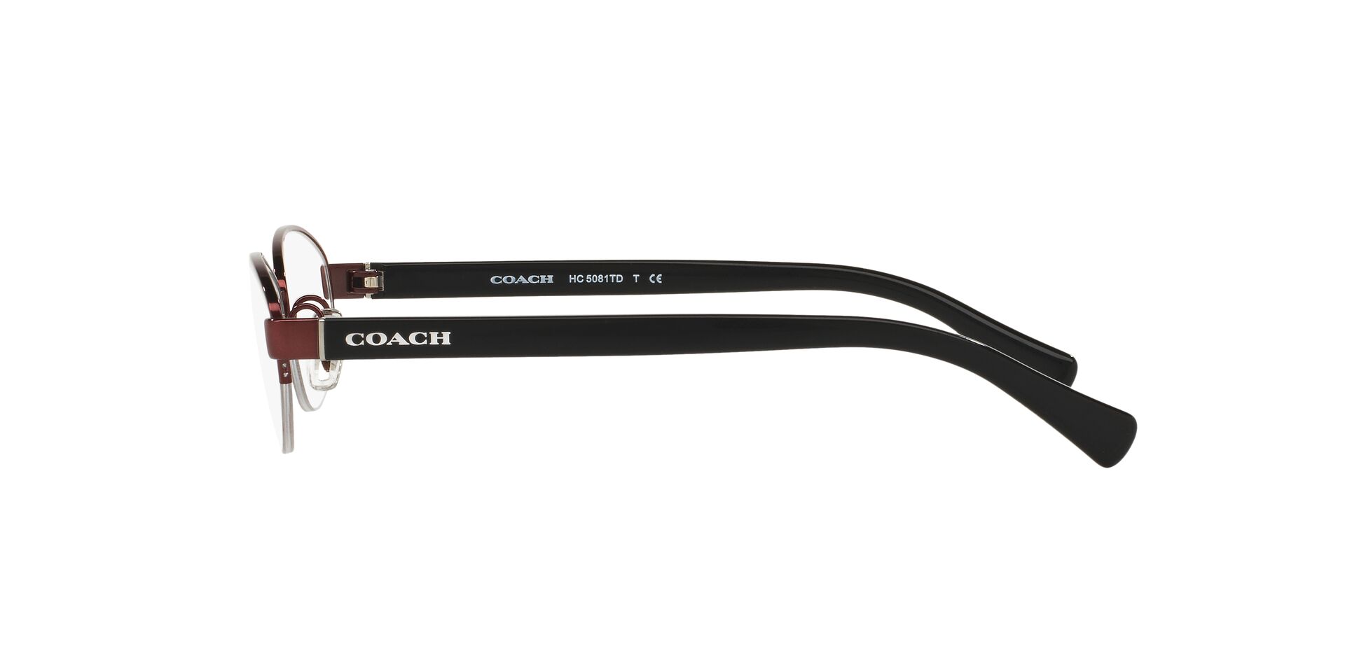 COACH | 自信魅力橢圓框眼鏡 |魅力紅