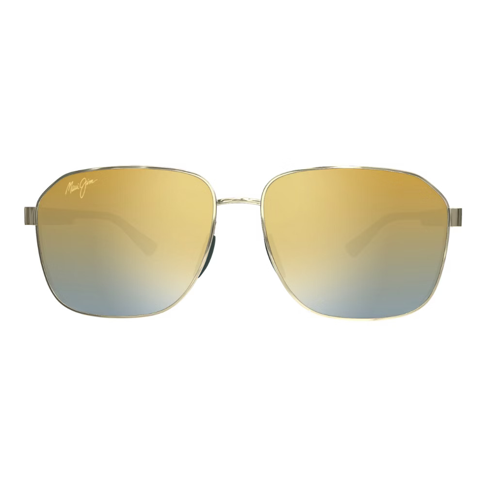 Maui Jim |小清新風格方框太陽眼鏡 |質感金