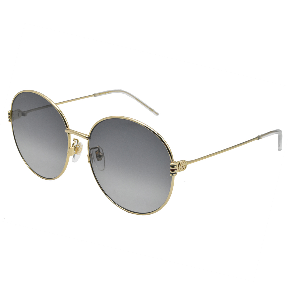 GUCCI | 夜空金邊圓框太陽眼鏡 |夜幕金