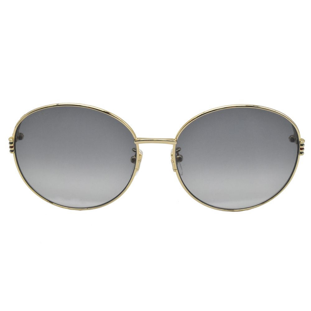 GUCCI | 夜空金邊圓框太陽眼鏡 |夜幕金