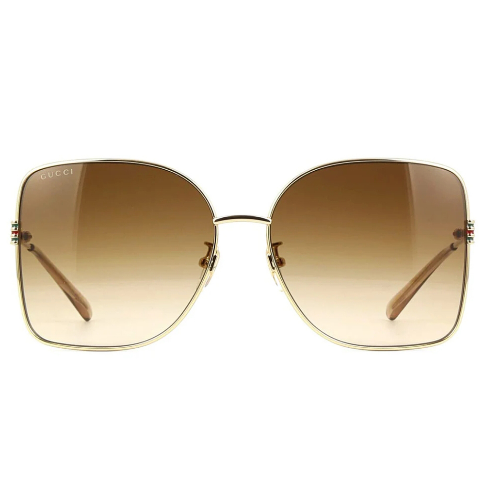 GUCCI | 天空秘境多邊框太陽眼鏡 |漸層茶色