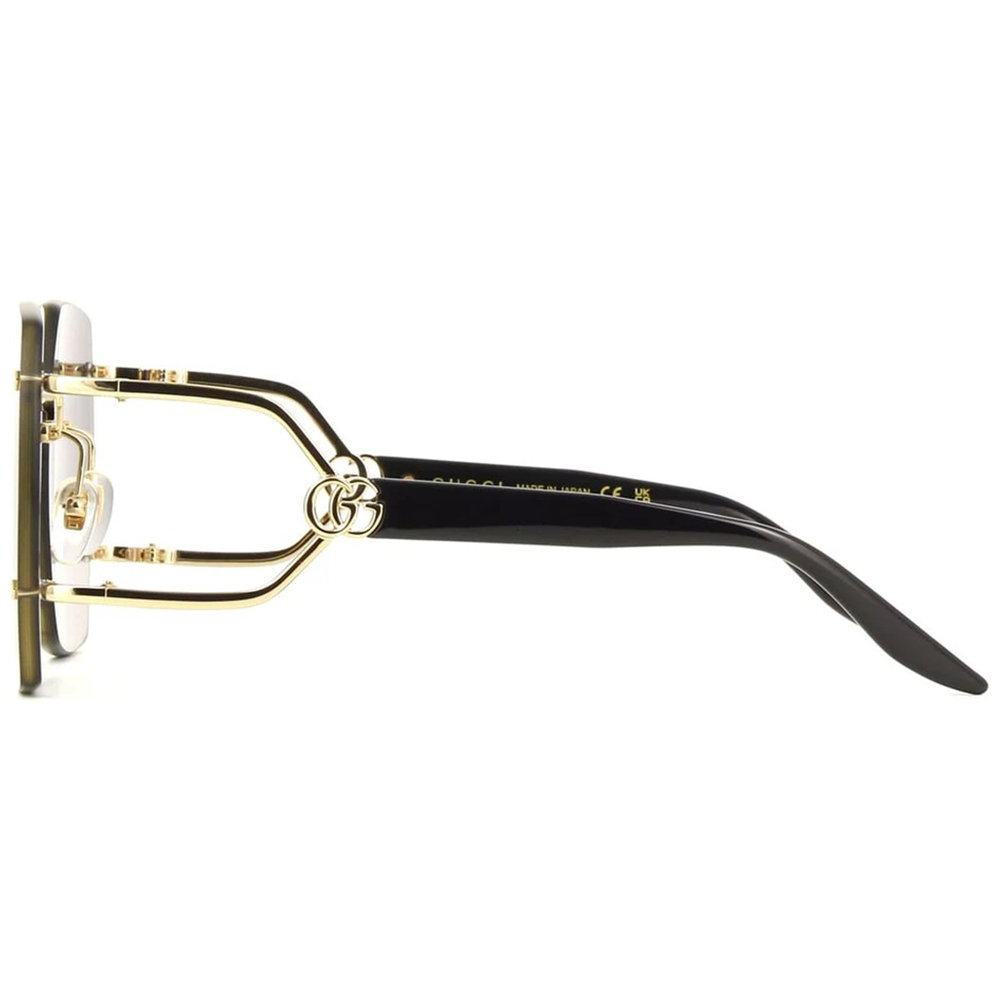 GUCCI | FORK叉子系列多邊無框太陽眼鏡 |漸層紫