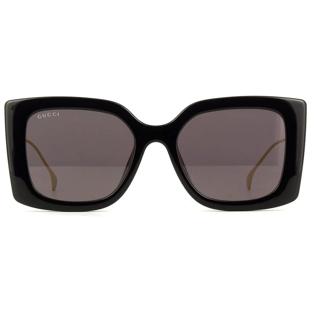 GUCCI | 精緻古典粗黑蝴蝶型太陽眼鏡 |古典黑金