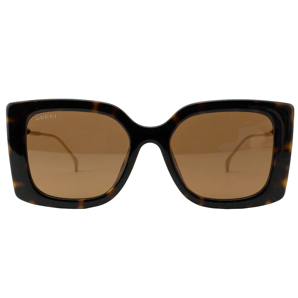 GUCCI | 精緻古典粗黑蝴蝶型太陽眼鏡 |洛可可斑紋