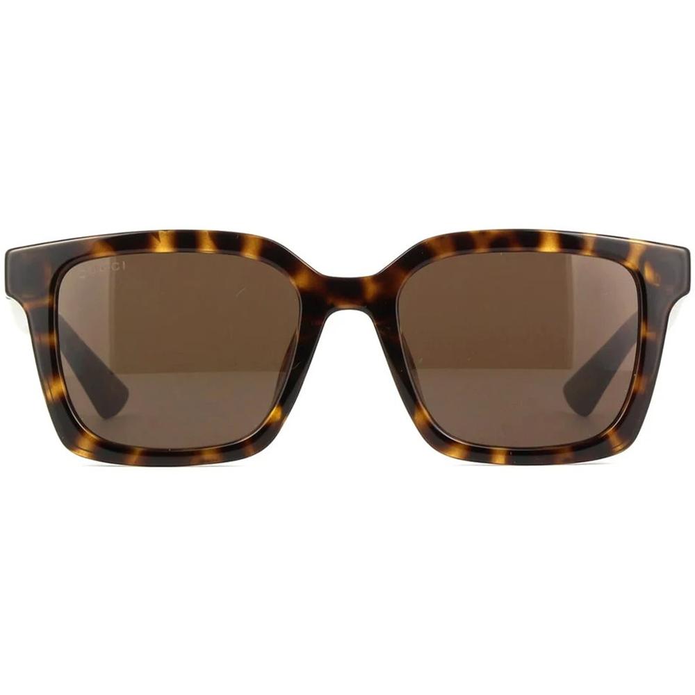 GUCCI | 簡約百搭粗黑方框太陽眼鏡 |潮流豹紋