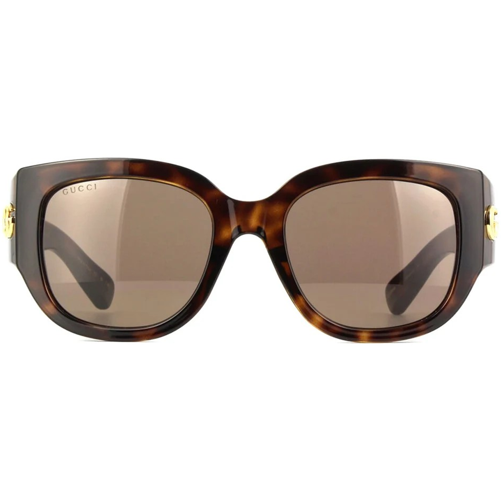 GUCCI | 曜影經典粗黑方框太陽眼鏡 |虎斑玳瑁