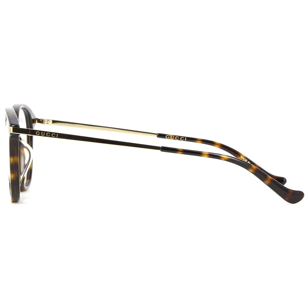 GUCCI | 睿智機敏圓框眼鏡 |時髦玳瑁