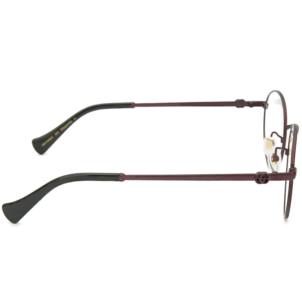 GUCCI | 智慧品格圓框眼鏡 |巧克棕/黑