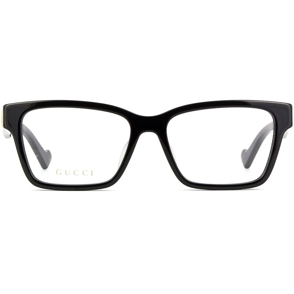 GUCCI | 素雅粗黑長方框眼鏡 |簡約黑