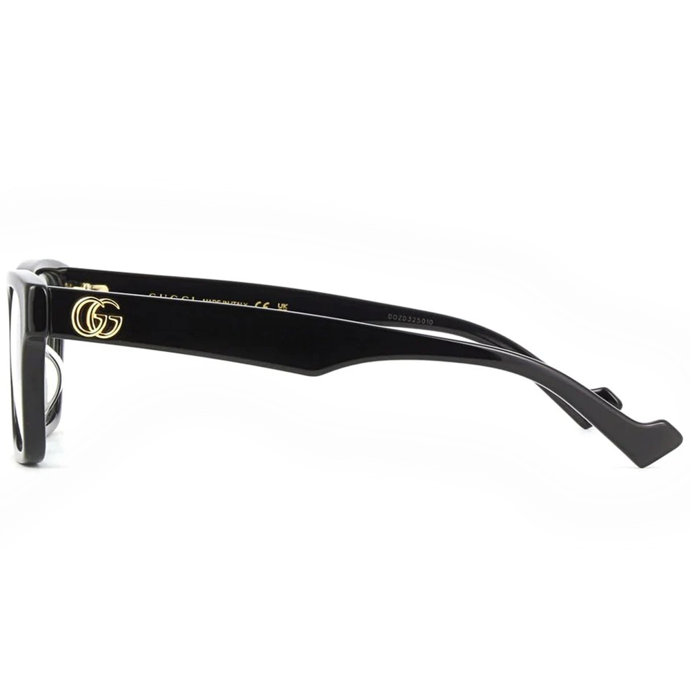 GUCCI | 素雅粗黑長方框眼鏡 |簡約黑