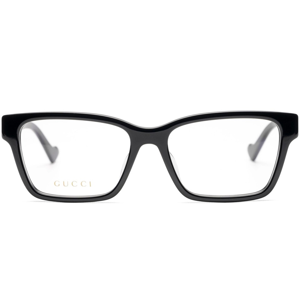 GUCCI | 素雅粗黑長方框眼鏡 |迷彩黑紫