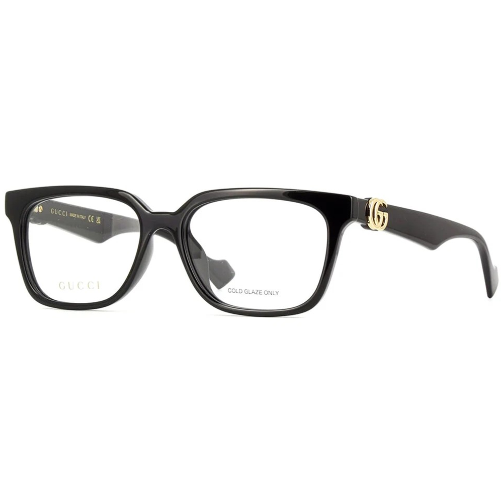 GUCCI | 輕巧流行長方框眼鏡 |流行黑