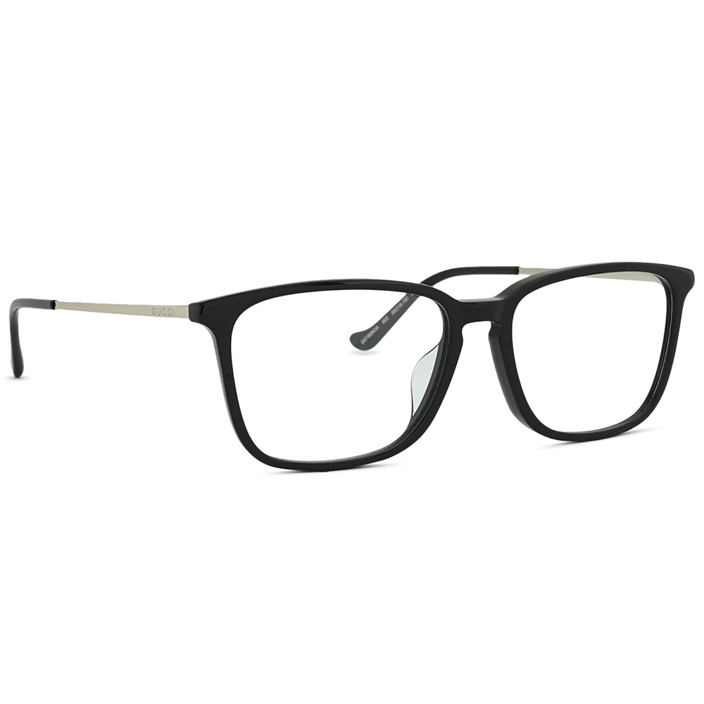 GUCCI | 沉著冷靜方框眼鏡 | 黑/銀