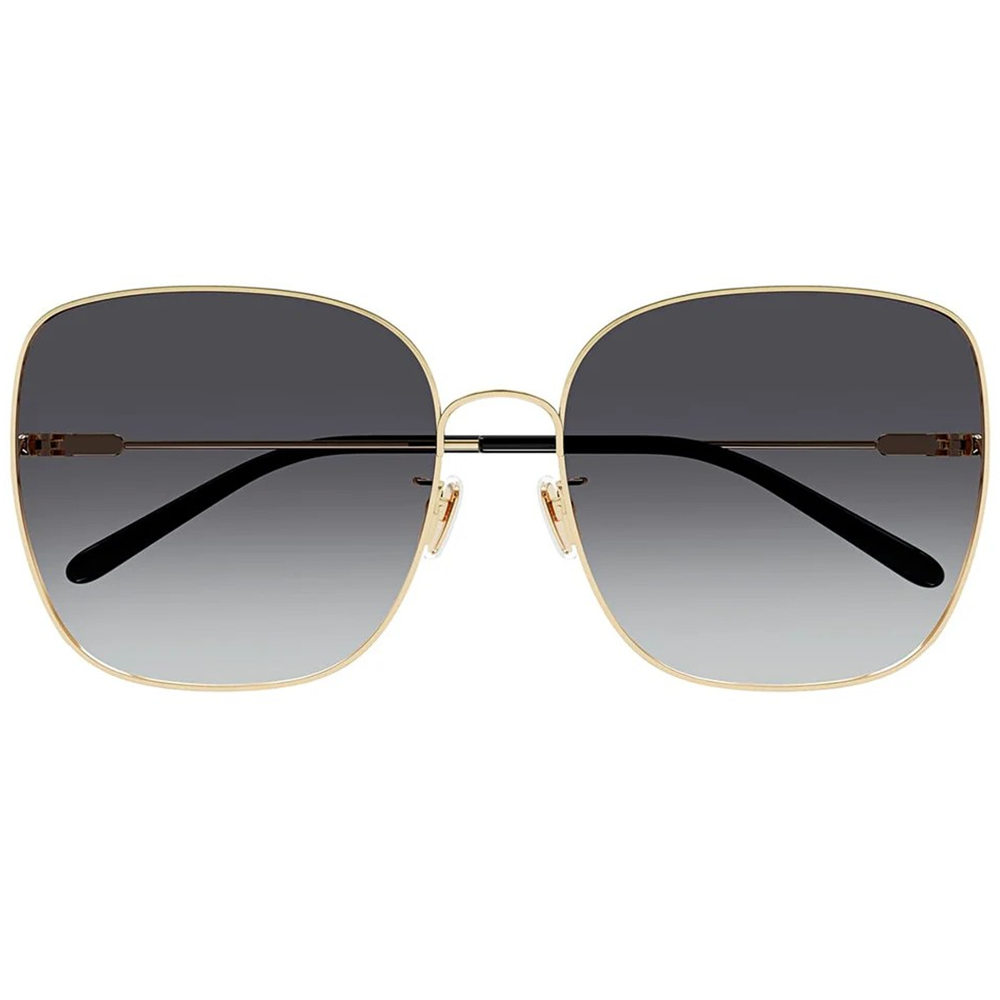 CHLOE | 香檳宣言方框太陽眼鏡  | 灰/香檳金