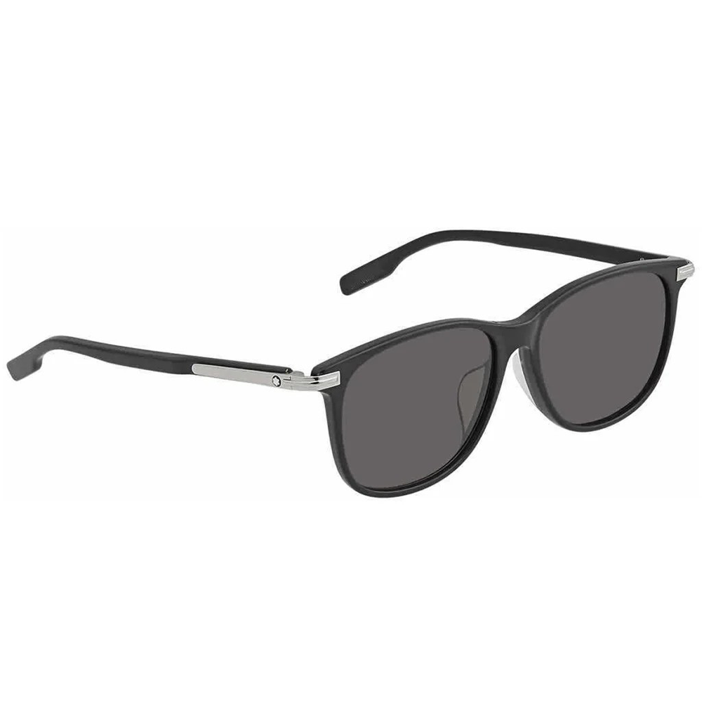 MONTBLANC | 紳士標記方框太陽眼鏡 | 品格黑灰