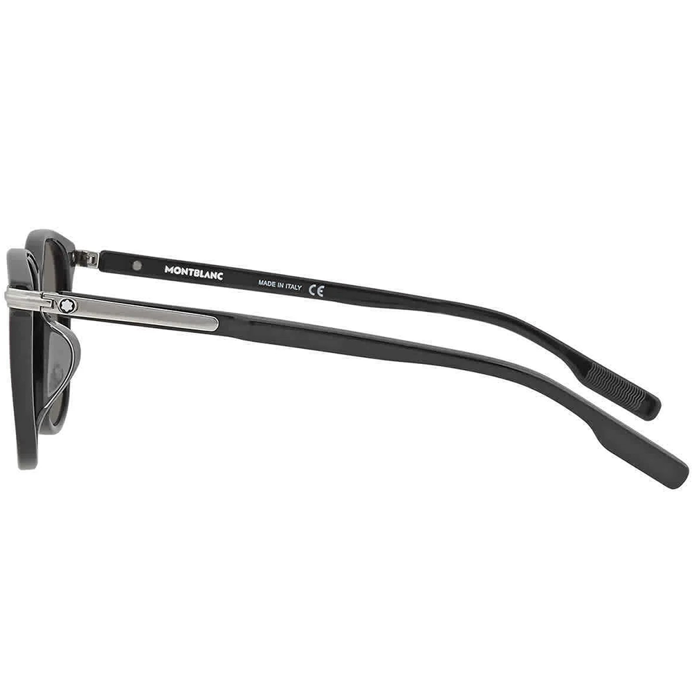 MONTBLANC | 紳士標記方框太陽眼鏡 | 品格黑灰