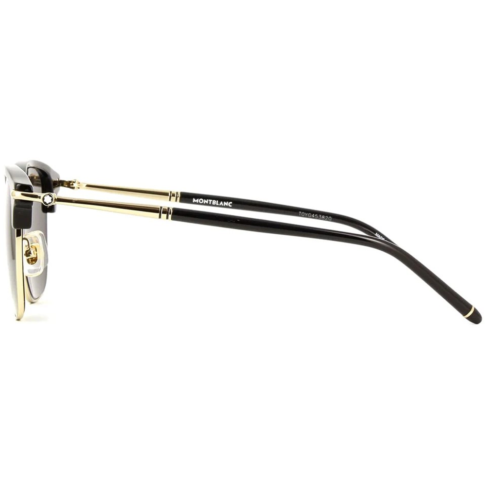 MONTBLANC | 經典星辰眉框太陽眼鏡 | 耀眼黑金