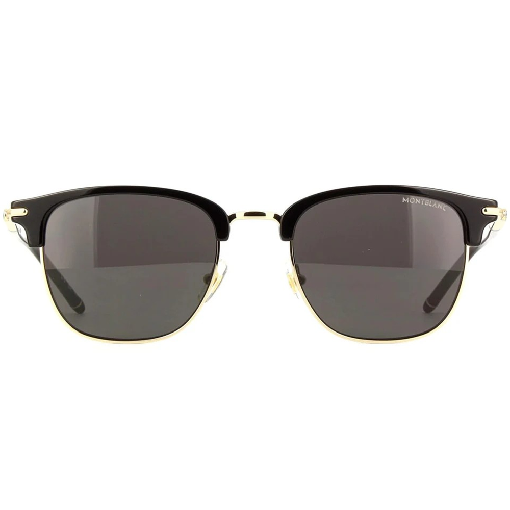 MONTBLANC | 經典星辰眉框太陽眼鏡 | 耀眼黑金