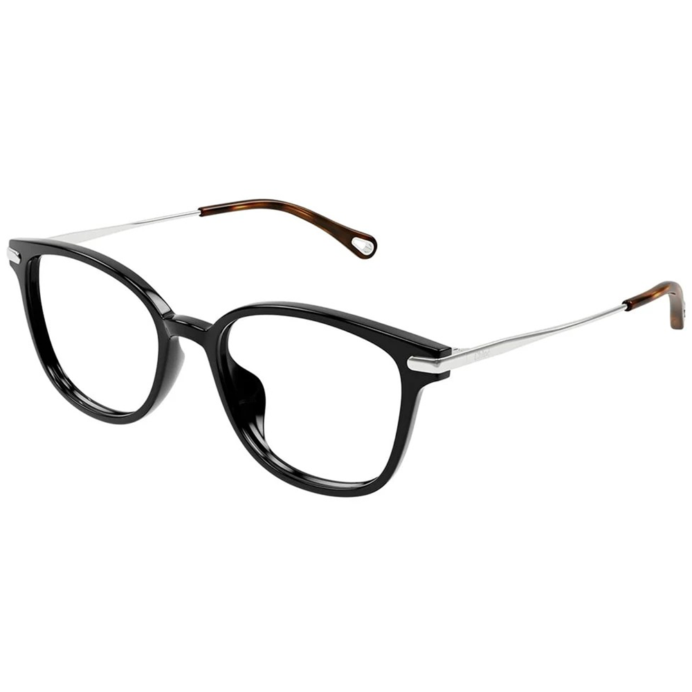 CHLOE | 漫步詩間方框眼鏡 | 黑銀 /琥珀