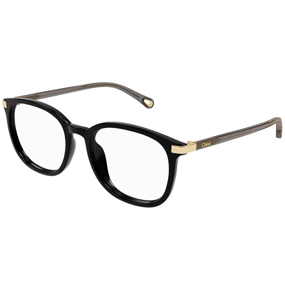 CHLOE | 古老傳說圓方框眼鏡 | 黑/灰金