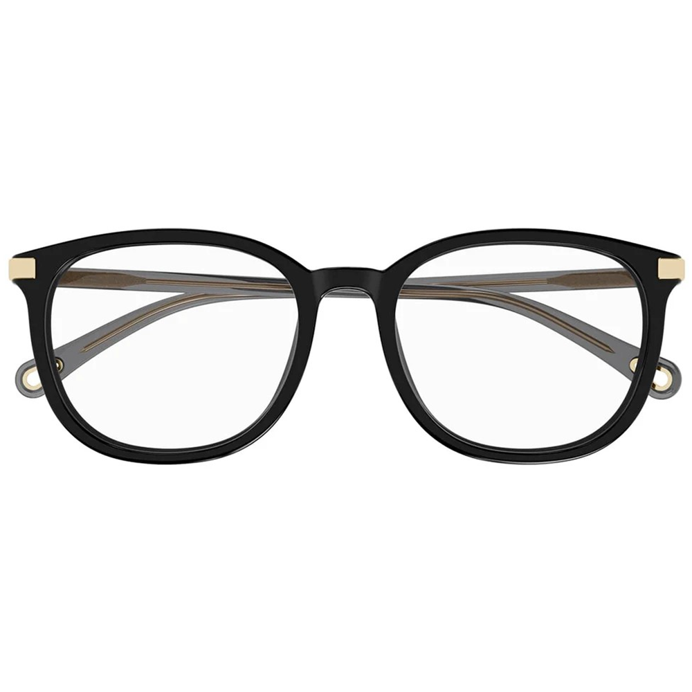 CHLOE | 古老傳說圓方框眼鏡 | 黑/灰金