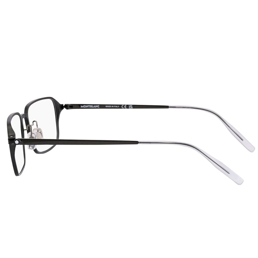 MONTBLANC | 精湛之藝長方框眼鏡 | 細緻黑灰