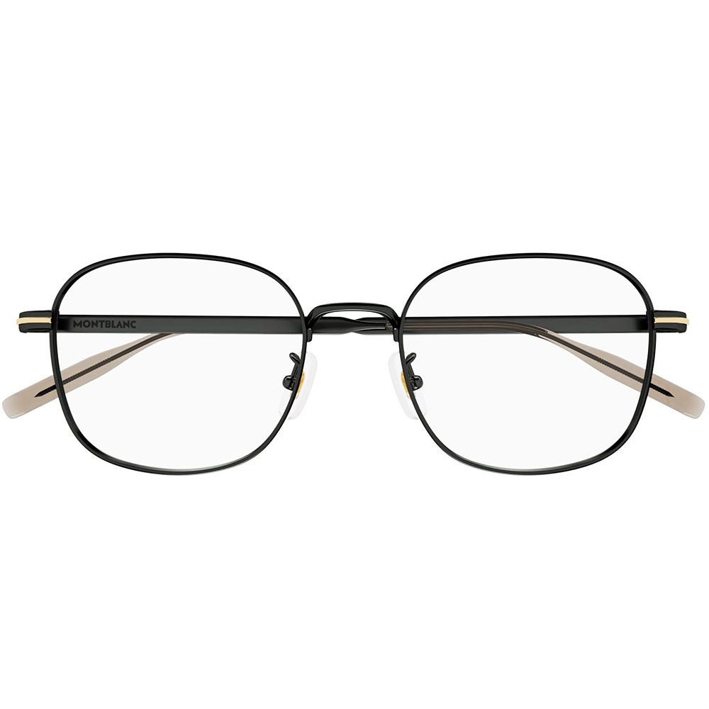 MONTBLANC | 曙光之旅方框眼鏡 | 質感黑/金