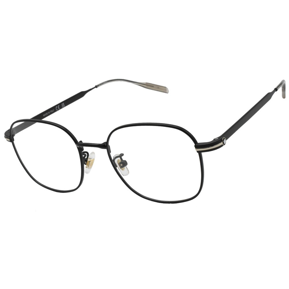 MONTBLANC | 曙光之旅方框眼鏡 | 質感黑/金