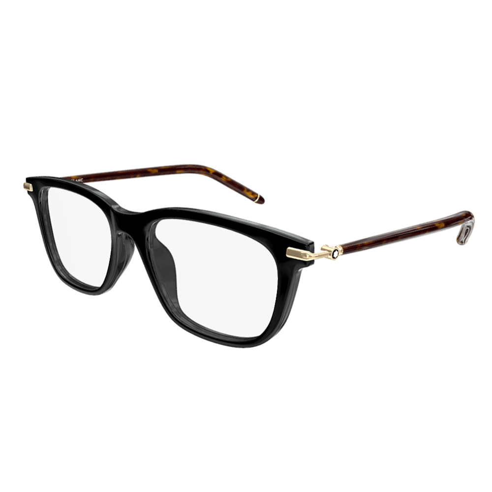 MONTBLANC | 領導氣質黑方框眼鏡 | 黑/玳瑁