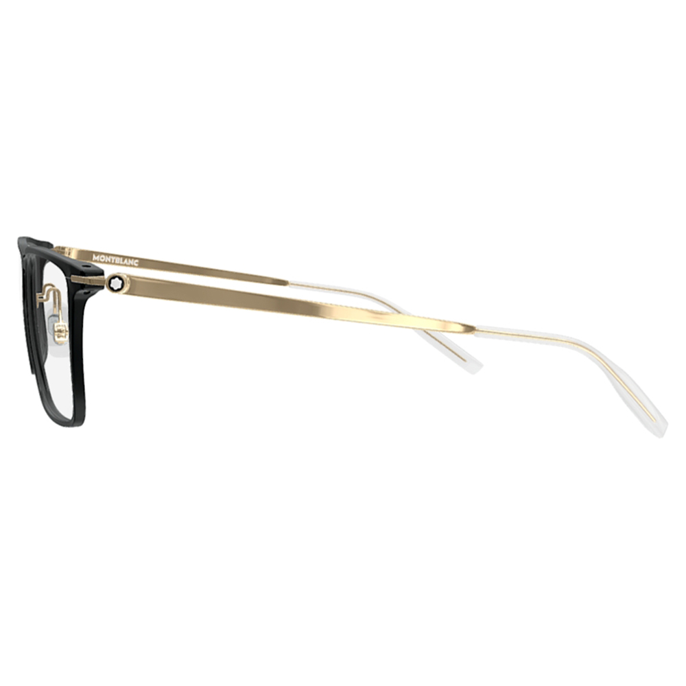 MONTBLANC | 奢雅遺韻長方框眼鏡 | 質感黑金