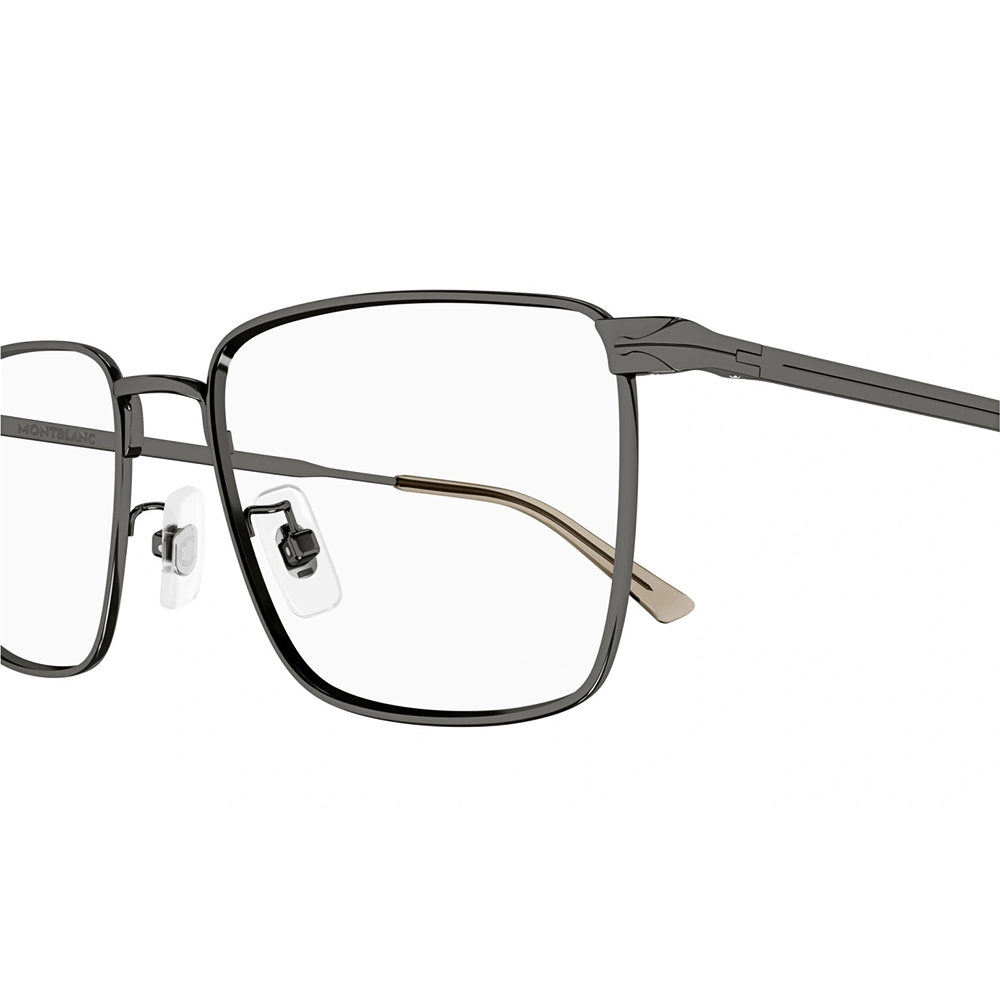 MONTBLANC | 自在之境長方框眼鏡 | 銀灰/咖