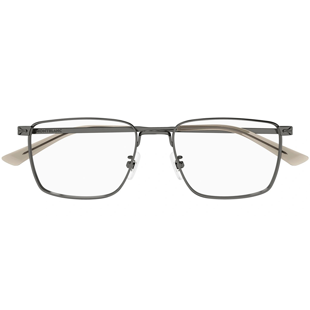 MONTBLANC | 自在之境長方框眼鏡 | 銀灰/咖