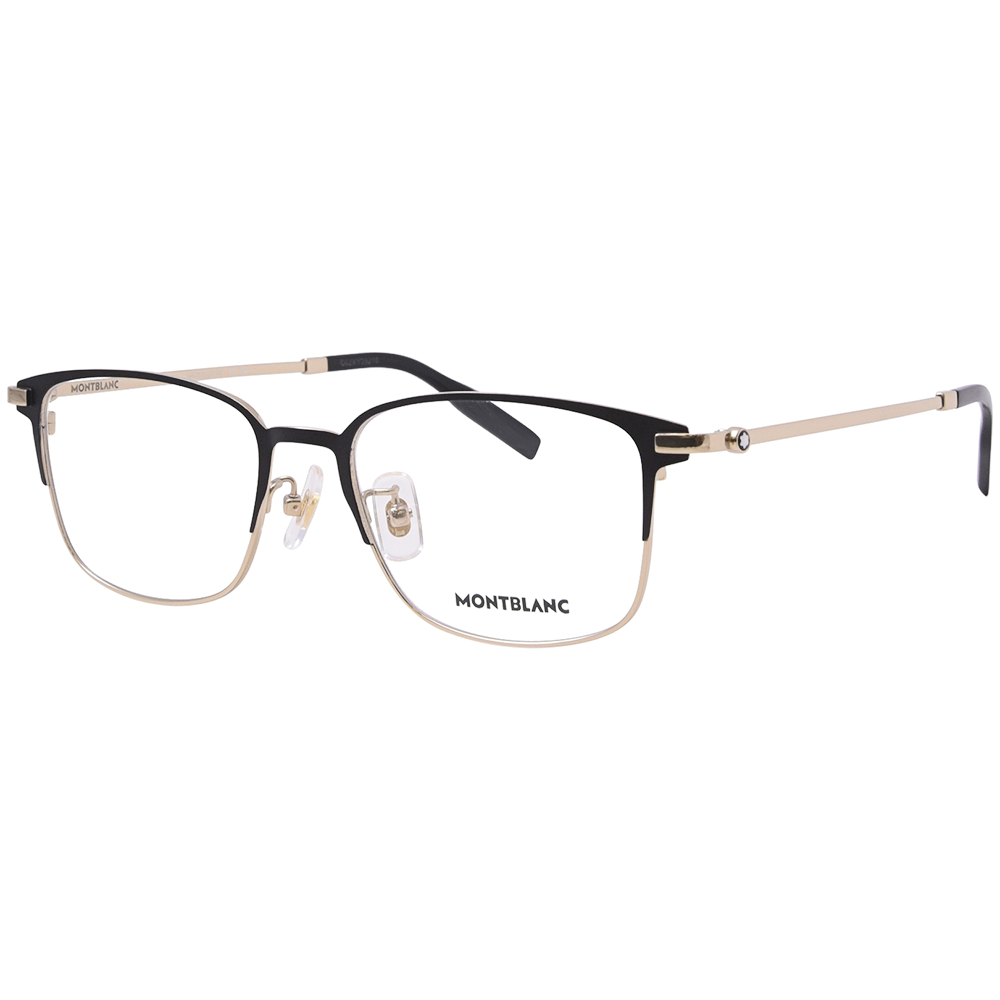 MONTBLANC | 藝術寂語長方框眼鏡 |漸層黑金