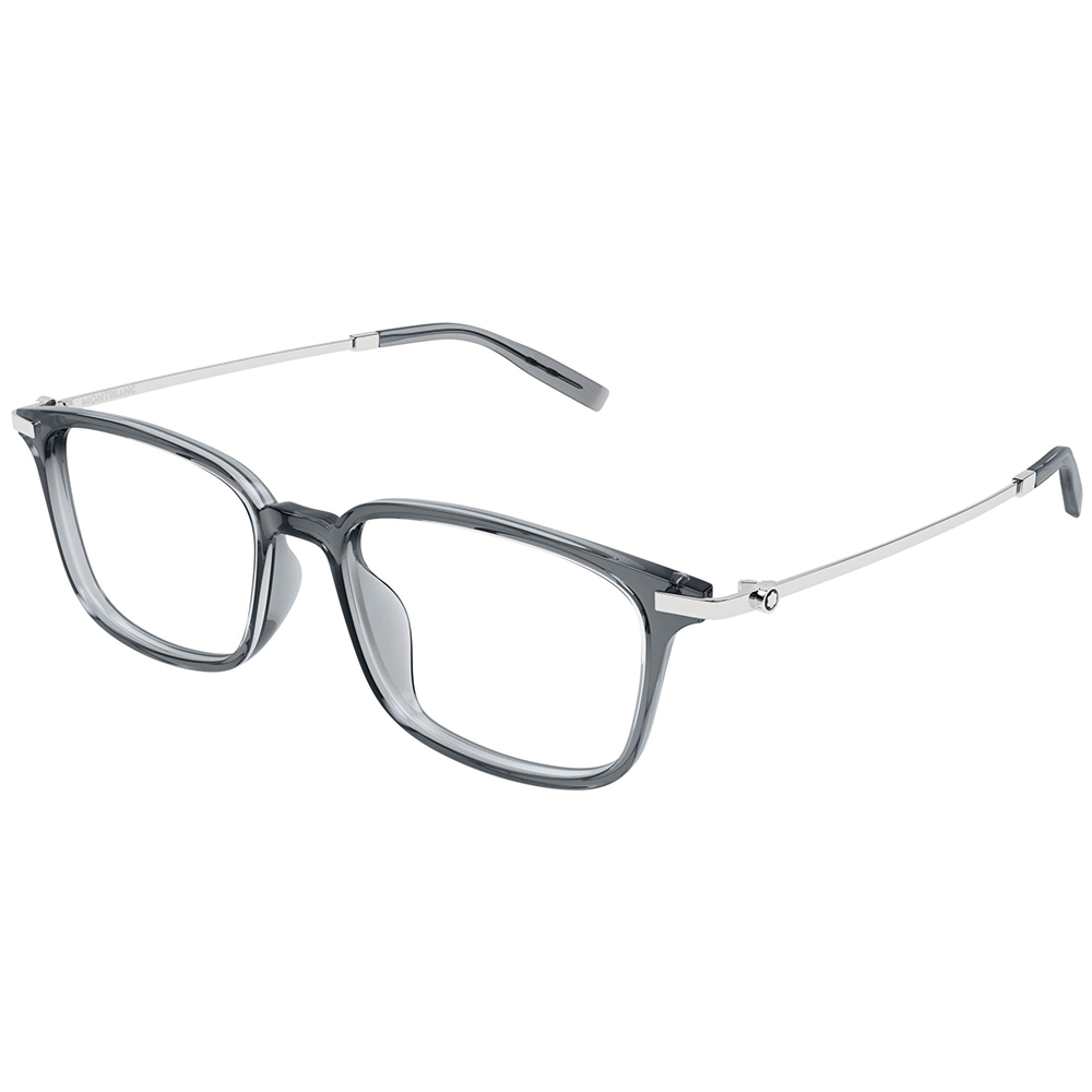 MONTBLANC | 靜享時光長方框眼鏡 | 冷透灰