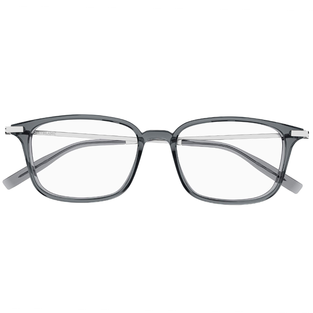 MONTBLANC | 靜享時光長方框眼鏡 | 冷透灰